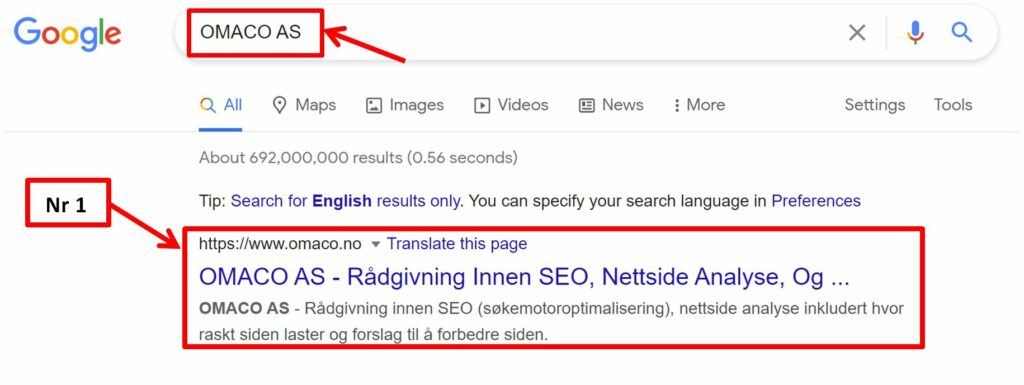 Ranke som nr 1 i Google_Kurs i SEO